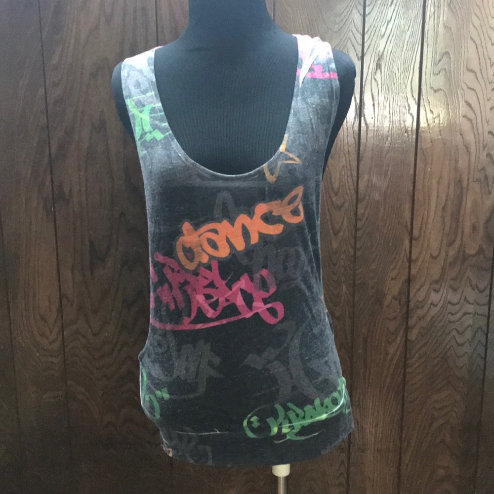 Dance Women Black Tank Top OS